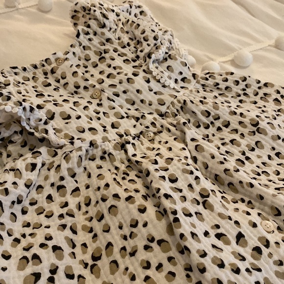 Button up back and ruffle detail 100% cotton dress - Picture 4 of 4